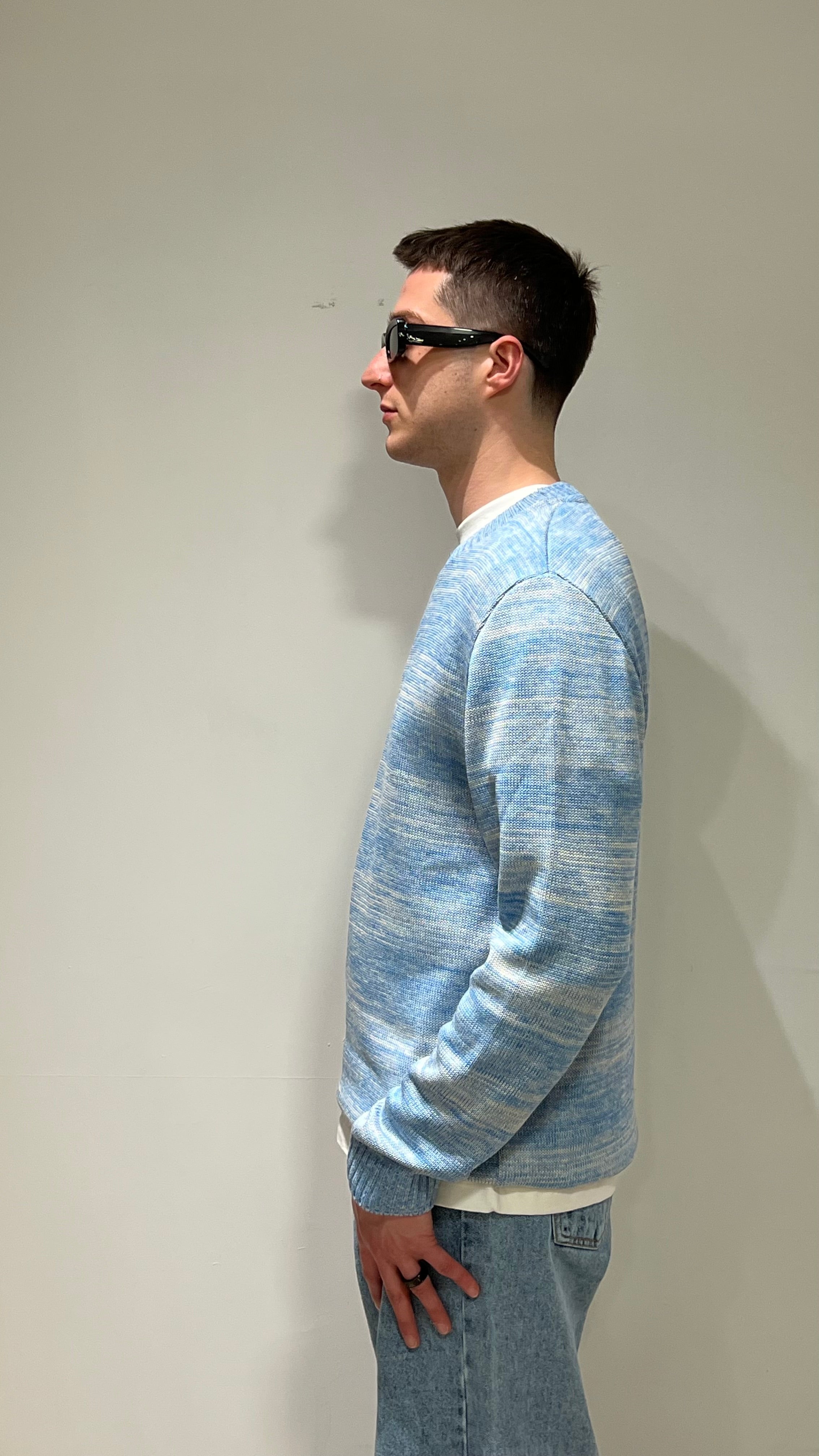 WHY NOT BRAND MAGLIA GIROCOLLO premium sweater