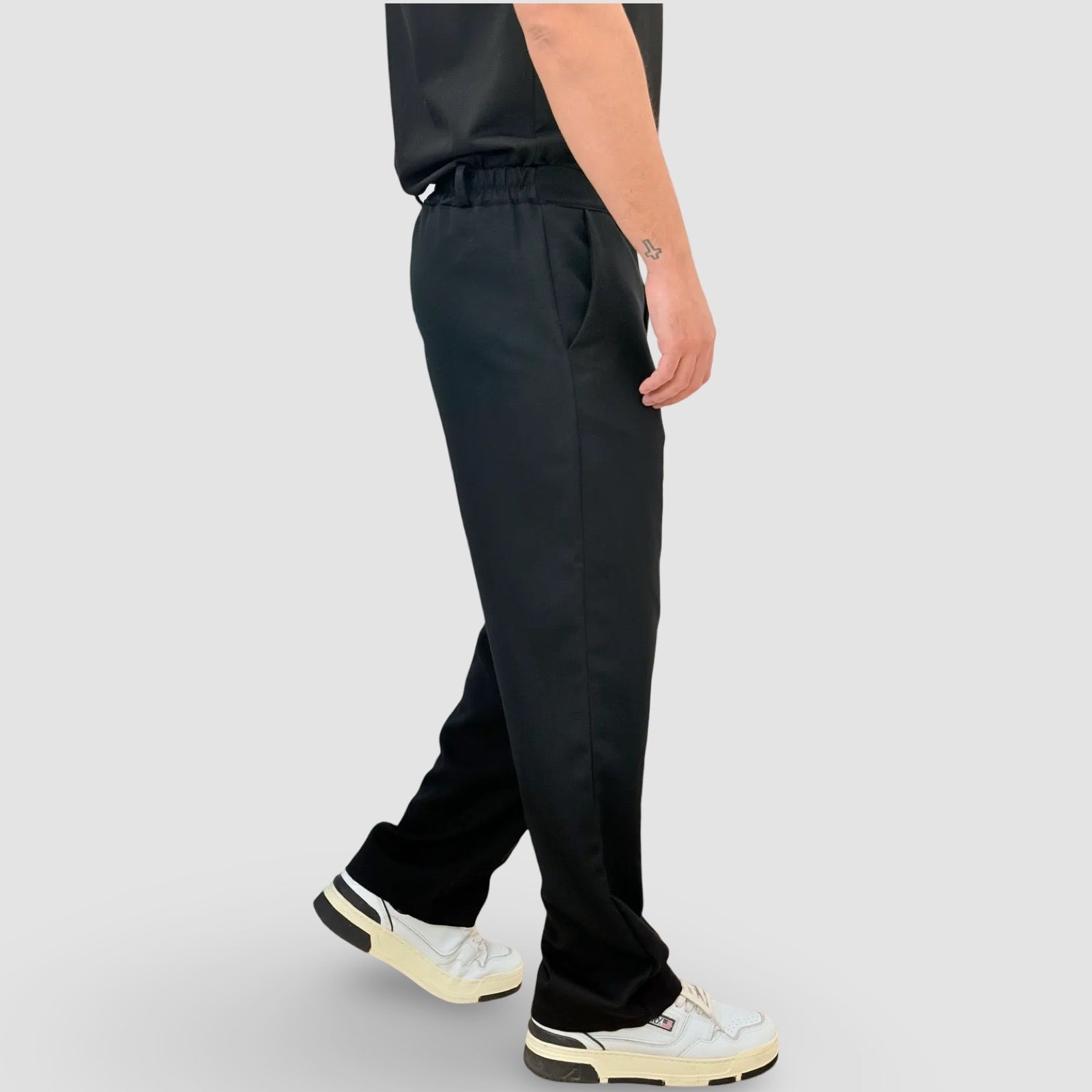 Pantalone relax fit - nero