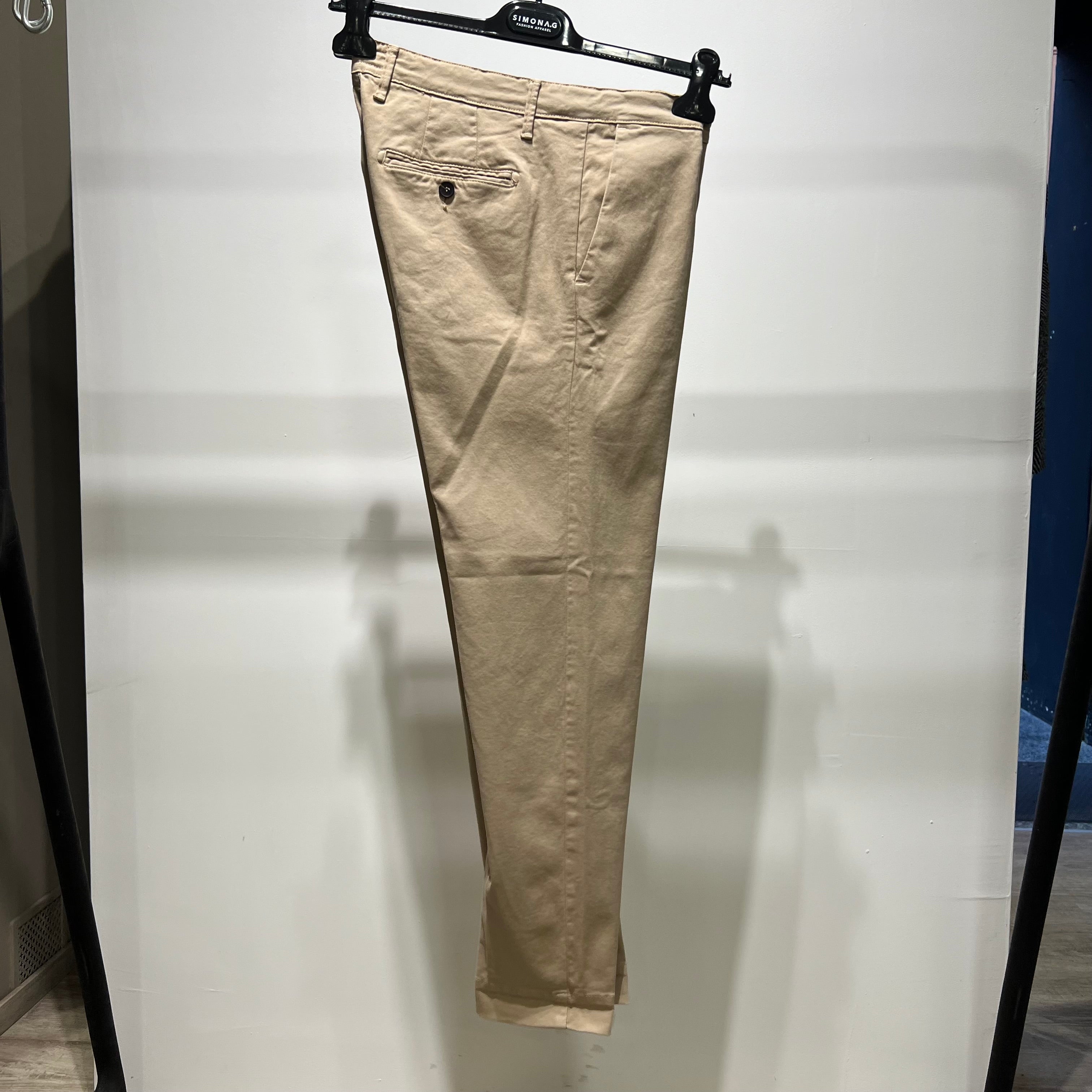 Pantalone tasca America in cotone elasticizzato