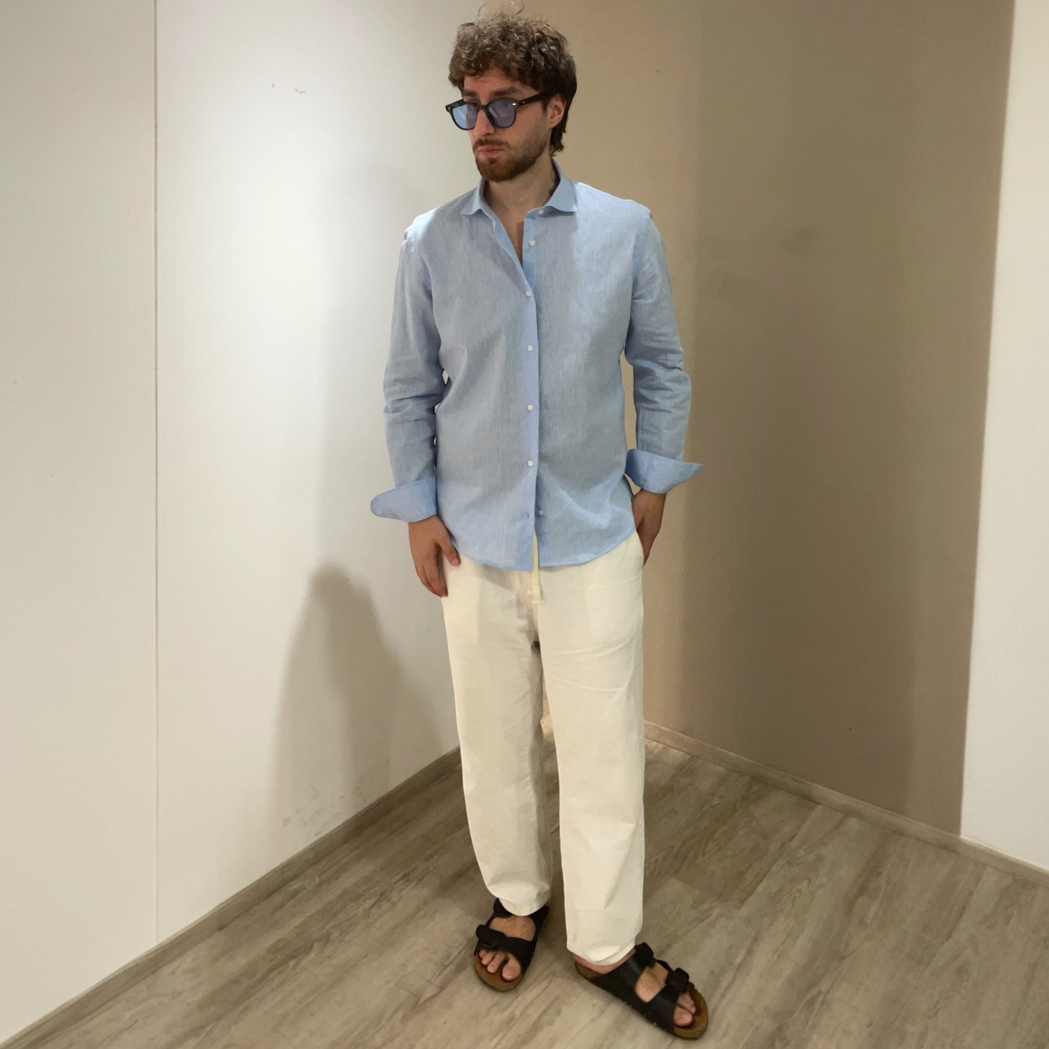Camicia 100% lino