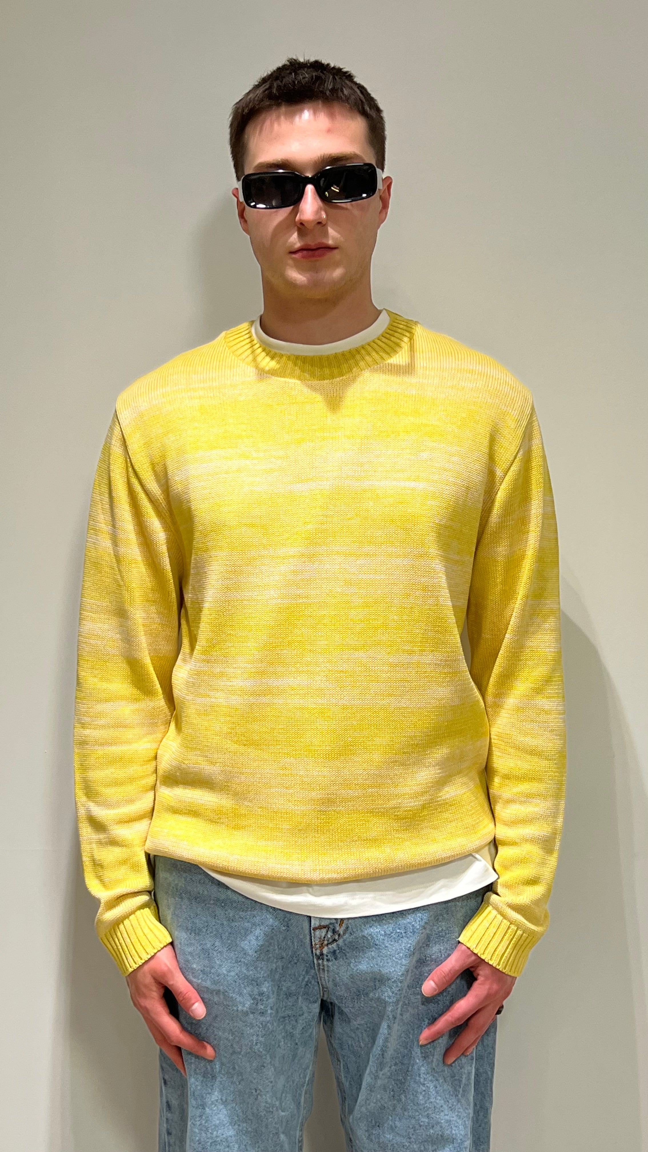 WHY NOT BRAND MAGLIA GIROCOLLO premium sweater
