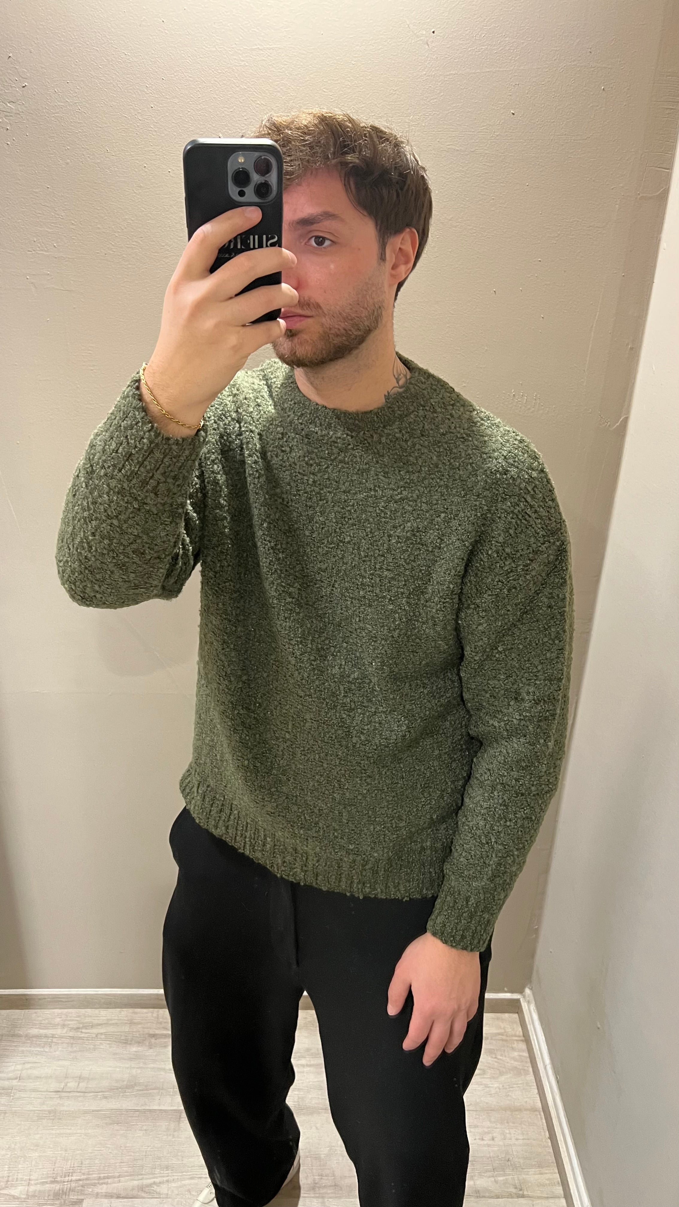 Maglia texture bouclé