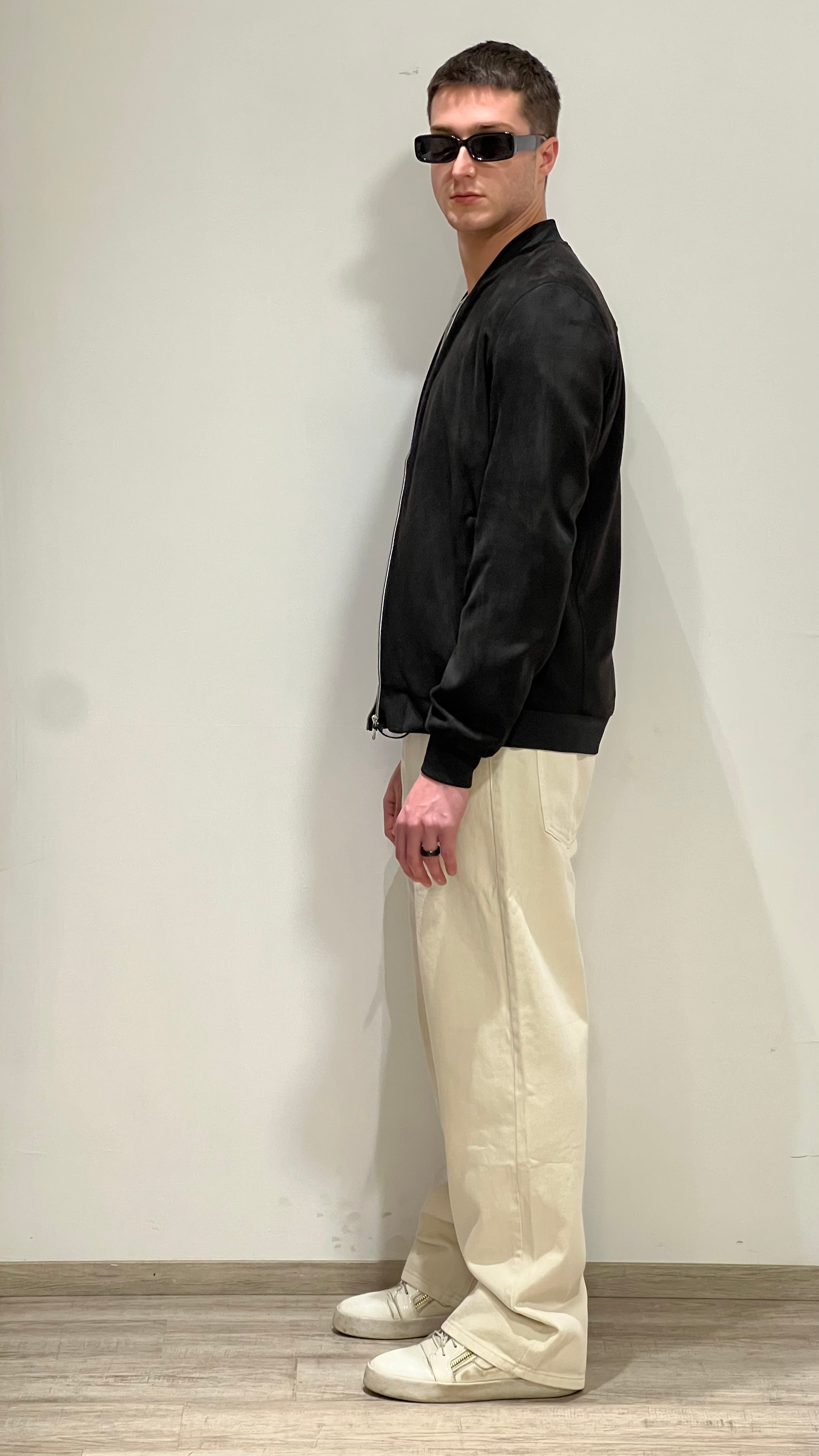 Pantalone palazzo off white