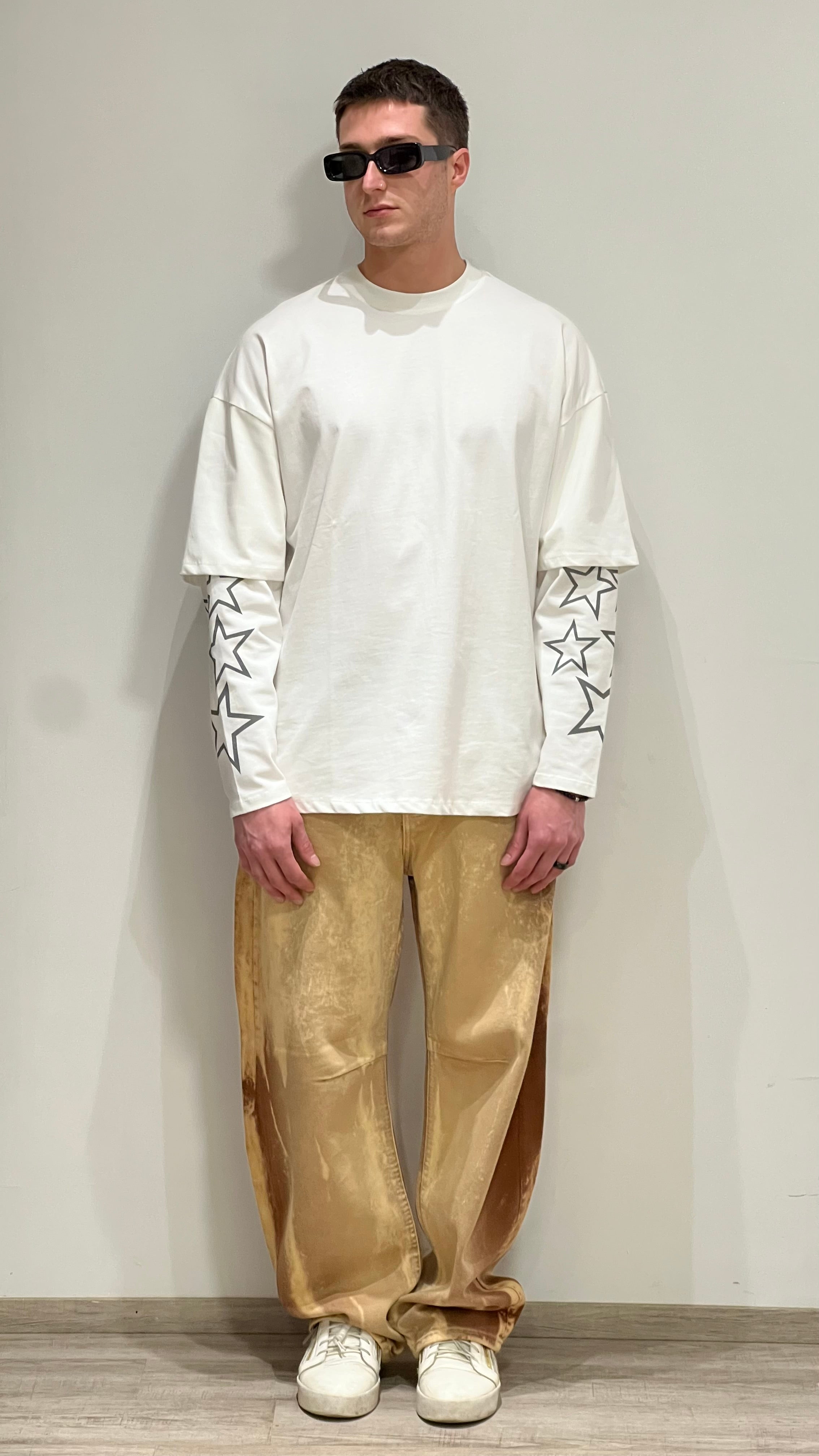 Denim ballon sabbiato