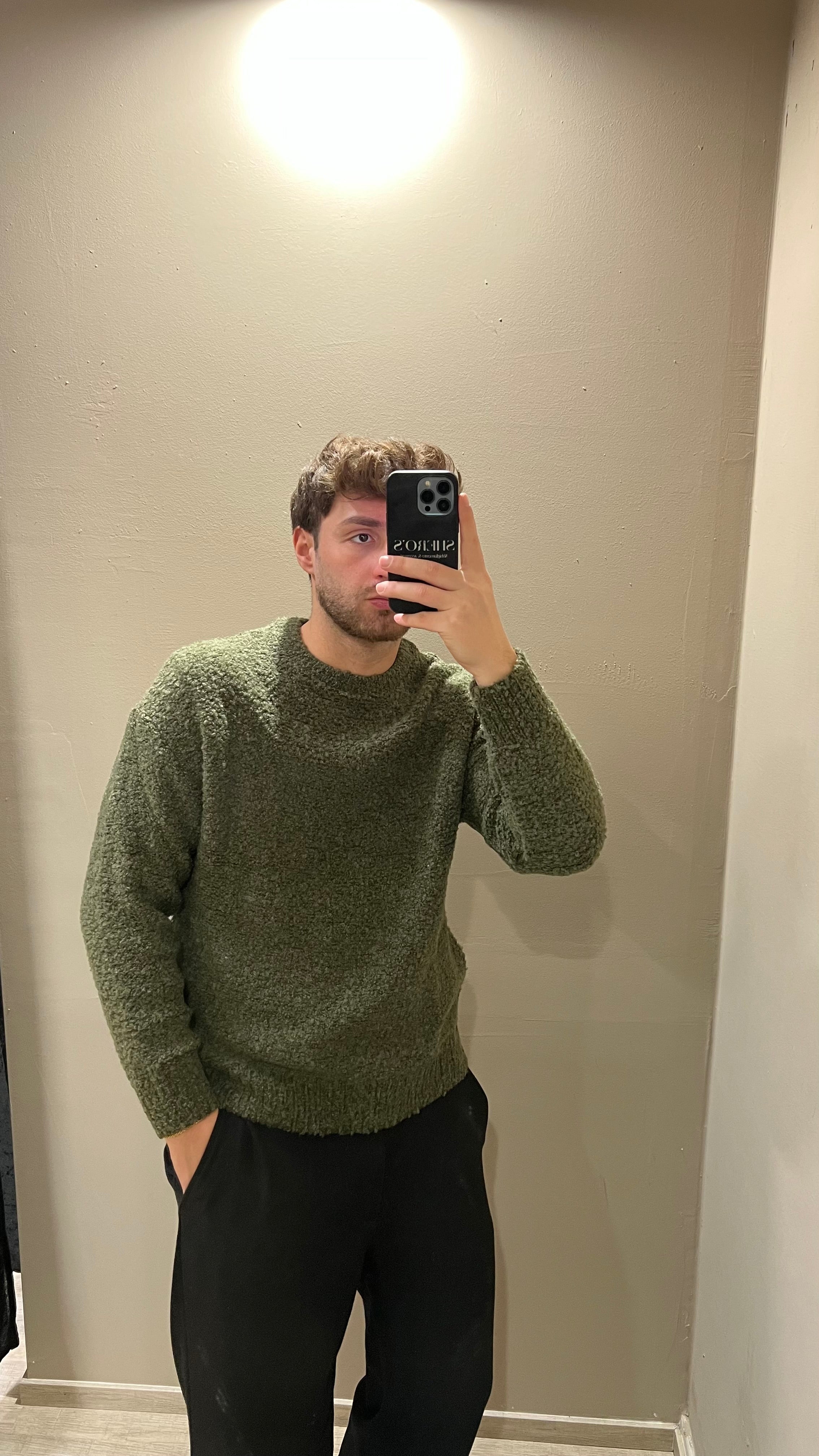 Maglia texture bouclé