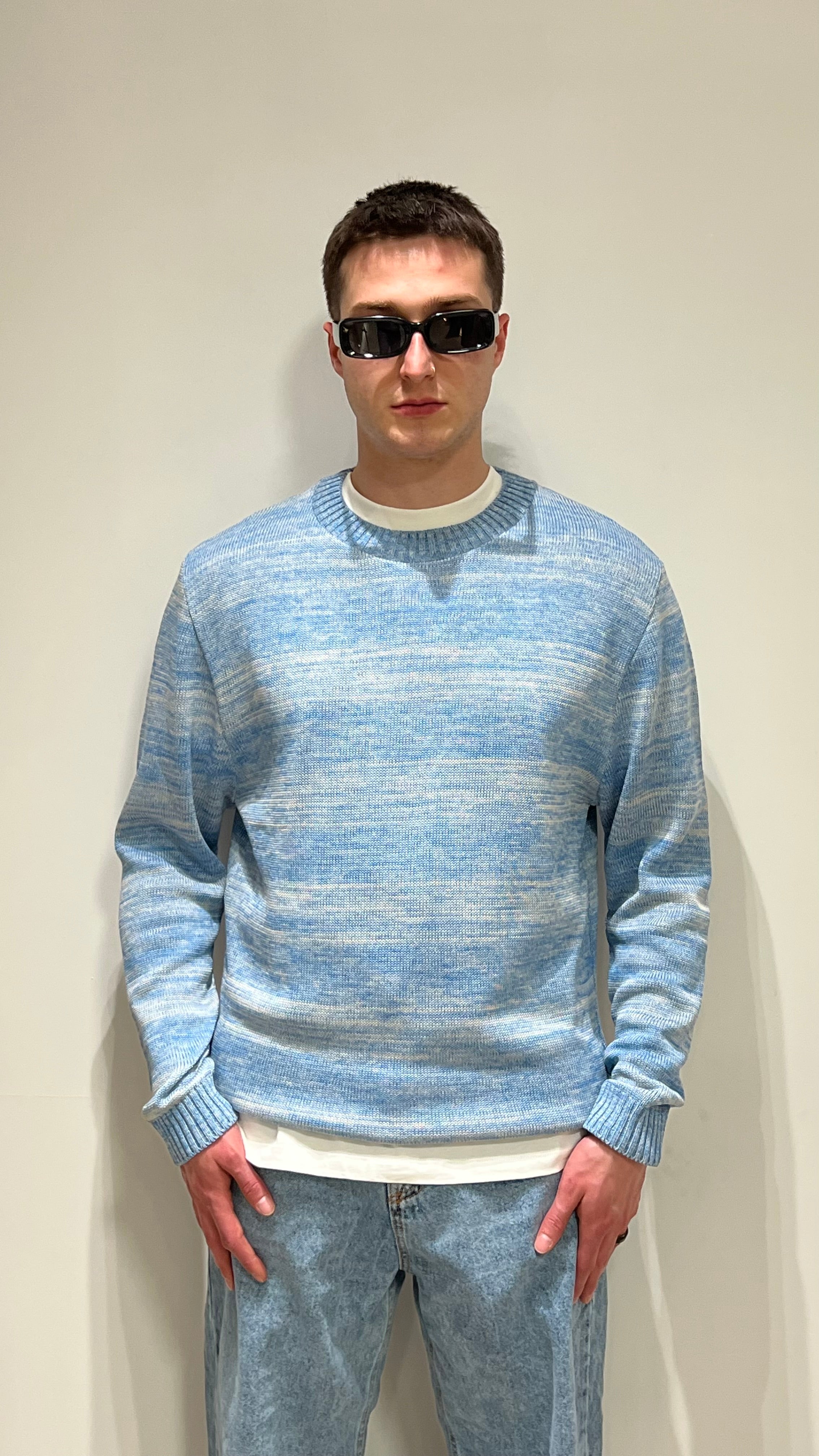 WHY NOT BRAND MAGLIA GIROCOLLO premium sweater