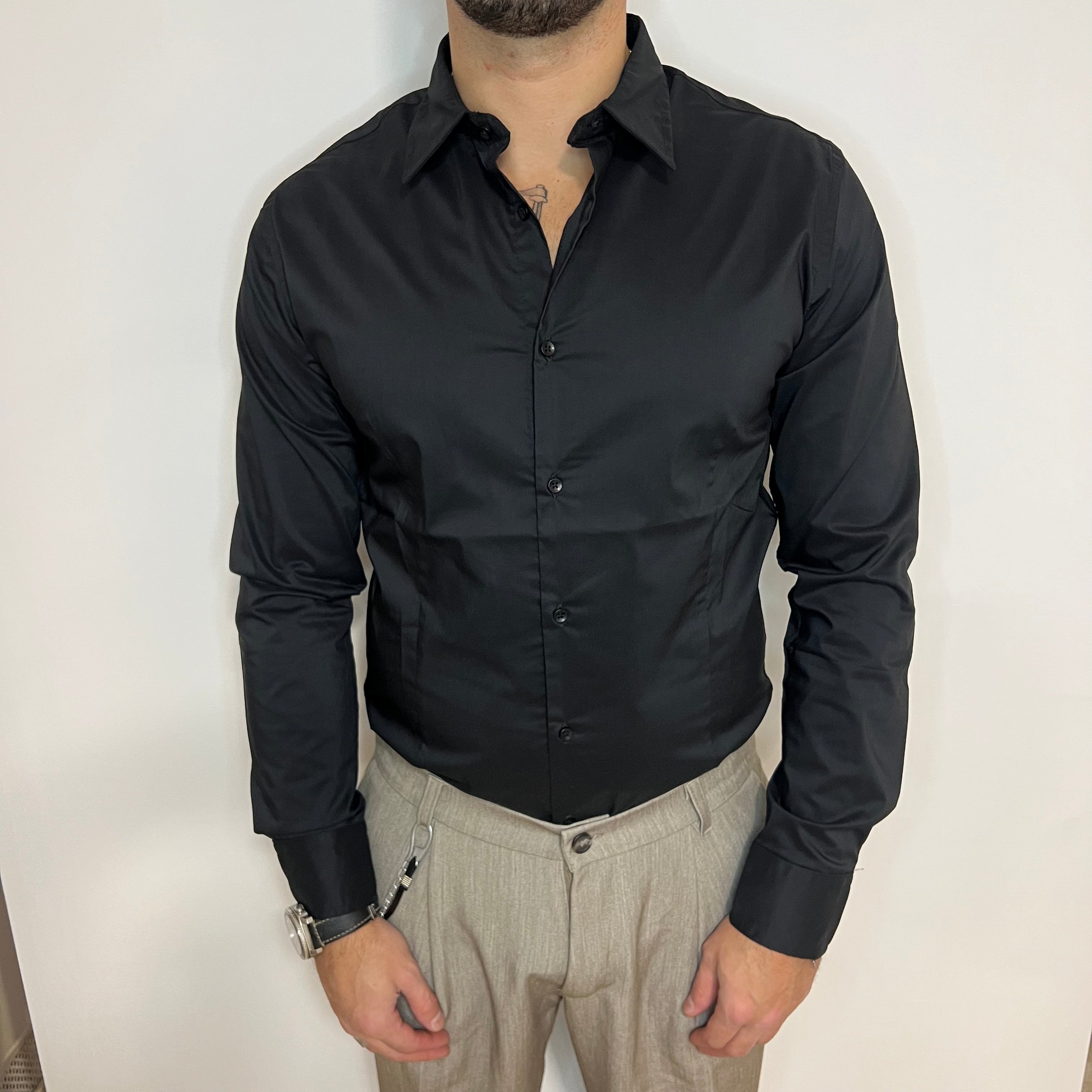 Camicia basic slim fit