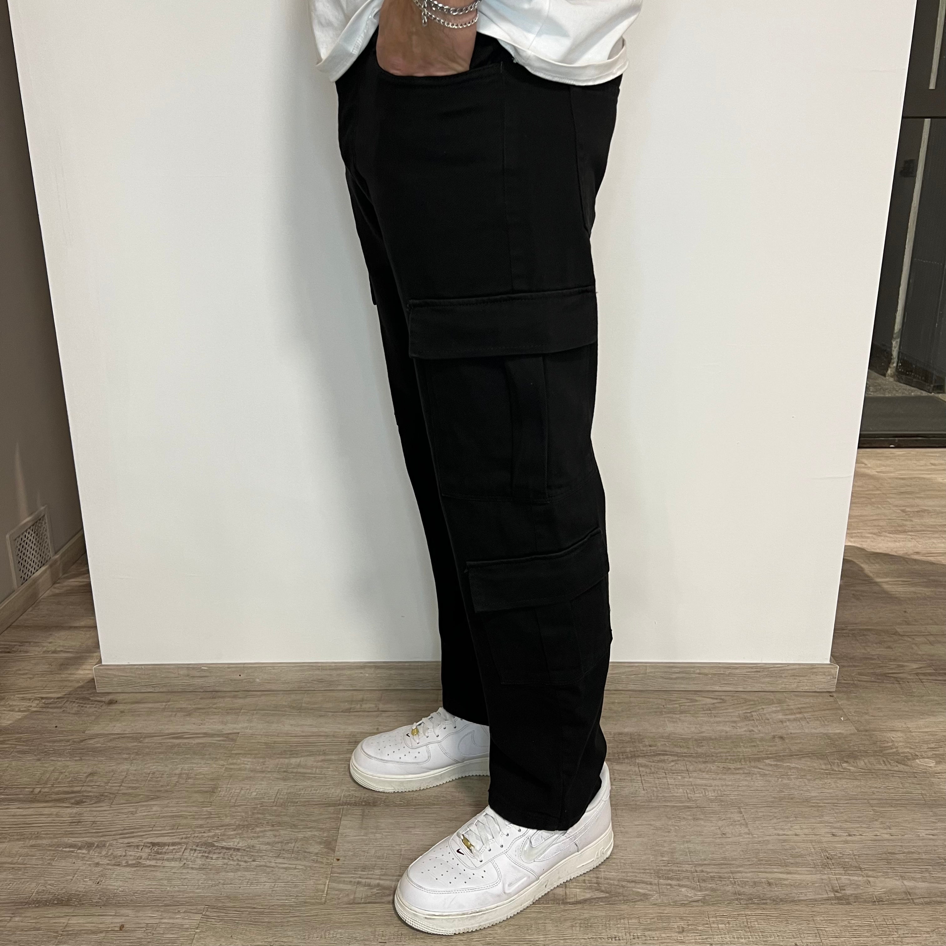 Pantalone cargo doppio tascone