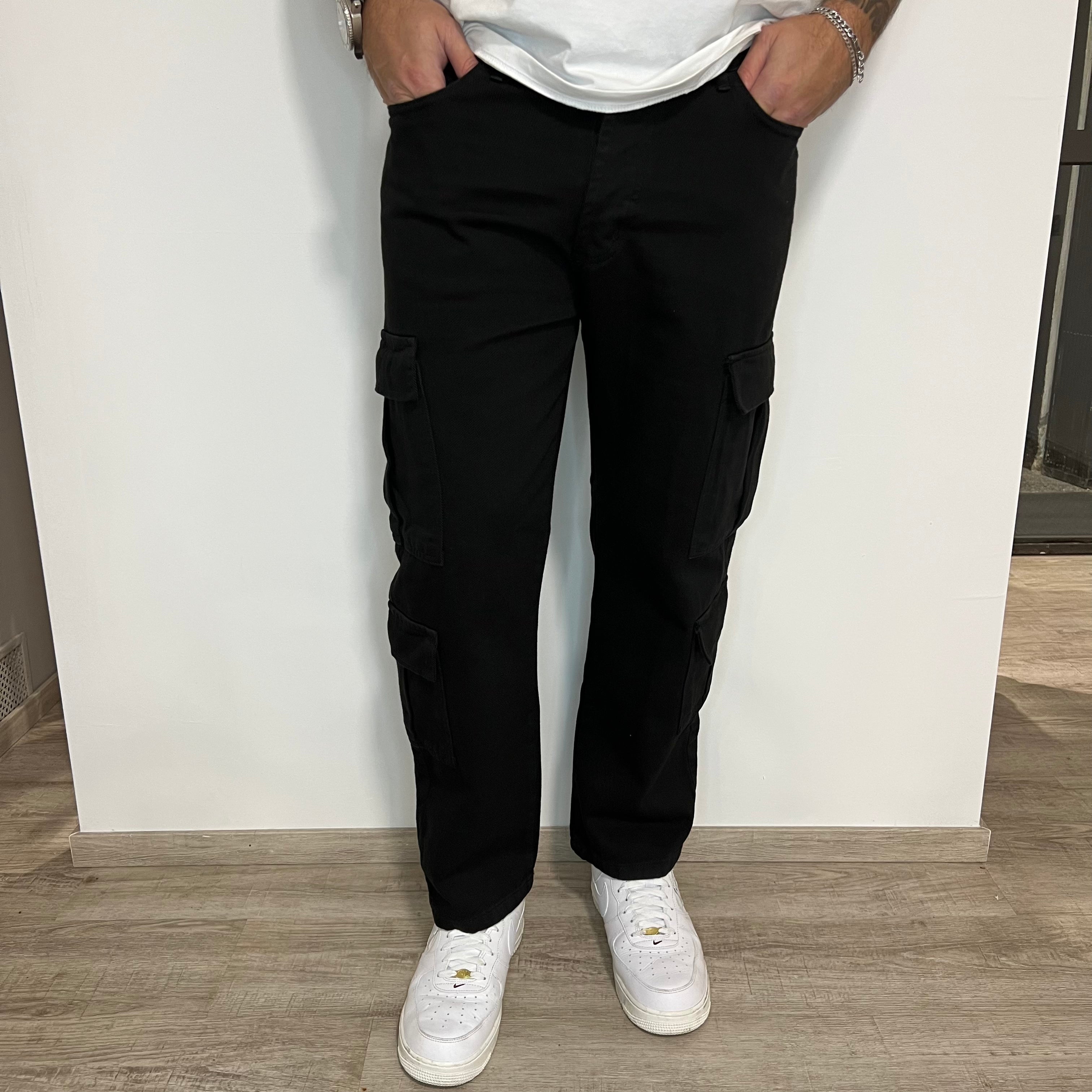 Pantalone cargo doppio tascone